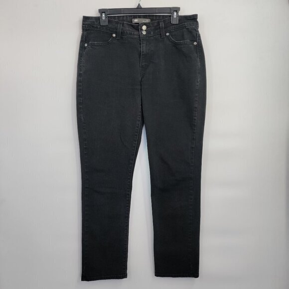 Levi's Curvy 529 Skinny Leg Hi-Rise Stretchy Plus Size Jeans 32 Women Black - Picture 1 of 14